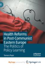 Health Reforms in Post-Communist Eastern Europe af Popic Tamara Popic