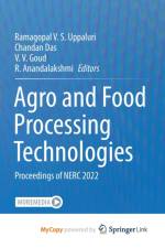 Agro and Food Processing Technologies