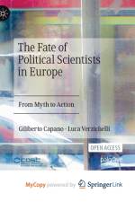 The Fate of Political Scientists in Europe af Verzichelli Luca Verzichelli