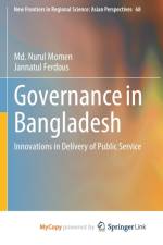 Governance in Bangladesh af Momen Md. Nurul Momen