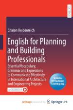 English for Planning and Building Professionals af Heidenreich Sharon Heidenreich