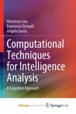Computational Techniques for Intelligence Analysis af Gaeta Angelo Gaeta