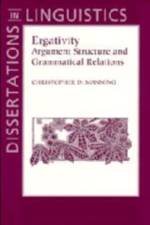 Ergativity af Christopher D. Manning