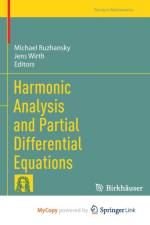 Harmonic Analysis and Partial Differential Equations
