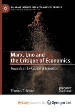 Marx, Uno and the Critique of Economics af Sekine Thomas T. Sekine