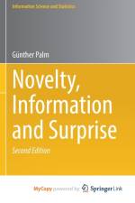 Novelty, Information and Surprise af Palm Gunther Palm