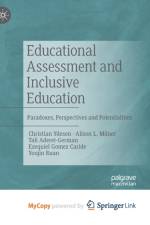 Educational Assessment and Inclusive Education af Aderet-German Tali Aderet-German