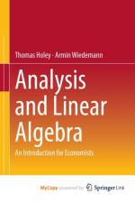 Analysis and Linear Algebra af Holey Thomas Holey