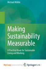 Making Sustainability Measurable af Wuhle Michael Wuhle