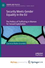 Security Meets Gender Equality in the EU af Rubio Grundell Lucrecia Rubio Grundell