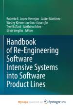 Handbook of Re-Engineering Software Intensive Systems into Software Product Lines