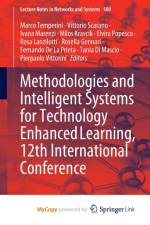 Methodologies and Intelligent Systems for Technology Enhanced Learning, 12th International Conference