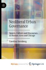 Neoliberal Urban Governance af Sternberg Carolina Sternberg