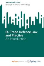 EU Trade Defence Law and Practice af Trapp Patricia Trapp