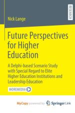 Future Perspectives for Higher Education af Lange Nick Lange