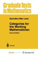 Categories for the Working Mathematician af Mac Lane Saunders Mac Lane