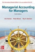 Managerial Accounting for Managers ISE af Eric Noreen