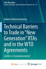 Technical Barriers to Trade in 