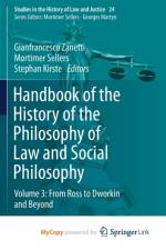 Handbook of the History of the Philosophy of Law and Social Philosophy
