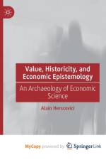 Value, Historicity, and Economic Epistemology af Herscovici Alain Herscovici