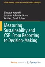 Measuring Sustainability and CSR