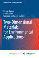 Two-Dimensional Materials for Environmental Applications