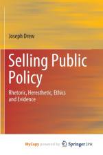 Selling Public Policy af Drew Joseph Drew