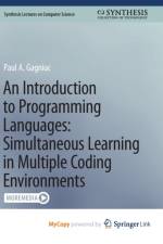 An Introduction to Programming Languages af Gagniuc Paul A. Gagniuc