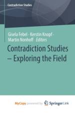 Contradiction Studies - Exploring the Field