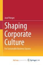 Shaping Corporate Culture af Herget Josef Herget