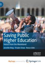 Saving Public Higher Education af Gibb Reece Gibb