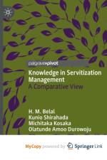 Knowledge in Servitization Management af Kosaka Michitaka Kosaka
