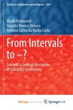 From Intervals to -? af Kreinovich Vladik Kreinovich
