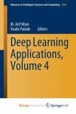 Deep Learning Applications, Volume 4