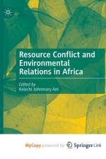 Resource Conflict and Environmental Relations in Africa