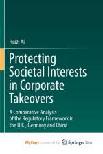 Protecting Societal Interests in Corporate Takeovers af Ai Huizi Ai