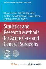 Statistics and Research Methods for Acute Care and General Surgeons