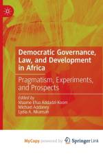 Democratic Governance, Law, and Development in Africa