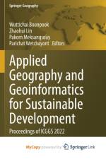 Applied Geography and Geoinformatics for Sustainable Development