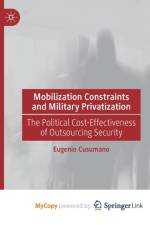 Mobilization Constraints and Military Privatization af Cusumano Eugenio Cusumano