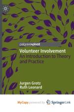 Volunteer Involvement af Leonard Ruth Leonard
