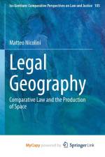Legal Geography af Nicolini Matteo Nicolini