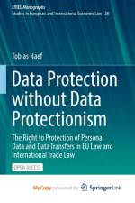 Data Protection without Data Protectionism af Naef Tobias Naef