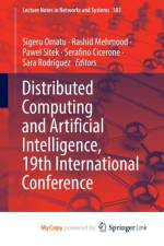 Distributed Computing and Artificial Intelligence, 19th International Conference