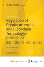 Regulation of Cryptocurrencies and Blockchain Technologies af Girasa Rosario Girasa