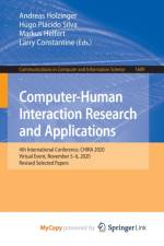 Computer-Human Interaction Research and Applications