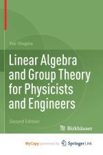 Linear Algebra and Group Theory for Physicists and Engineers af Shapira Yair Shapira