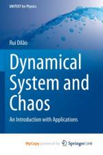 Dynamical System and Chaos af Dilao Rui Dilao