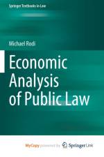 Economic Analysis of Public Law af Rodi Michael Rodi