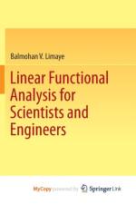 Linear Functional Analysis for Scientists and Engineers af Limaye Balmohan V. Limaye